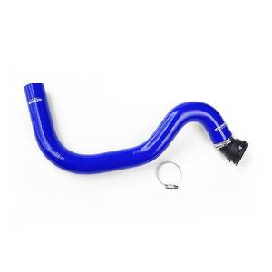 Mishimoto Ford Mustang GT Silicone Radiator Upper Hose, 2015-2017 Blue - MMHOSE-MUS8-15UBL