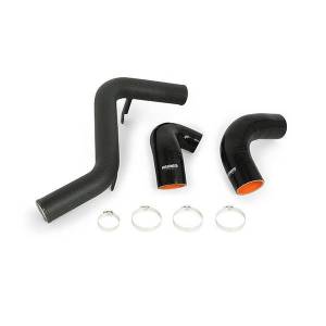 Mishimoto Ford Focus ST Hot-Side Intercooler Pipe, 2013-2018 Wrinkle Black - MMICP-FOST-13HWBK