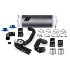 Mishimoto Performance Intercooler Kit, Ford Bronco 2.3L 2021+, Silver IC, Black IC Pipes - MMINT-BR23-21KBSL
