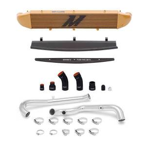 Mishimoto Ford Fiesta ST Intercooler Kit, 2014-2019 Polished Pipes, Gold Cooler - MMINT-FIST-14KPG