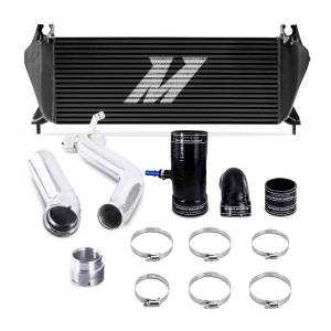 Mishimoto Intercooler Kit, fits Ford Ranger 2.3L 2019+, Black Intercooler, Polished Pipes - MMINT-RGR-19KBKP