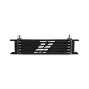 Mishimoto Universal 10-Row Oil Cooler, -8AN, Black - MMOC-10-8BK