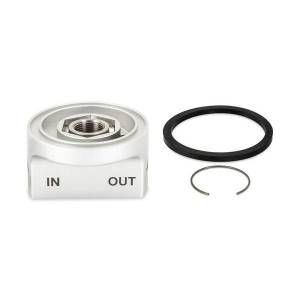 Mishimoto Mishimoto Remote Oil Filter Take-Off Plate, 3/4-16 - MMOC-FTO-34IN