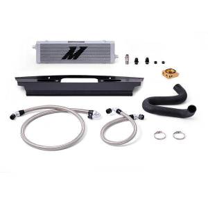 Mishimoto Ford Mustang GT Silver Oil Cooler Kit, 2015-2017 - MMOC-MUS8-15T