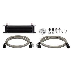 Mishimoto Universal 10 Row Oil Cooler Kit, Black - MMOC-UBK