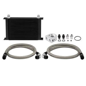 Mishimoto Universal 19 Row Oil Cooler Kit, Black - MMOC-ULBK