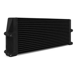 Mishimoto Universal Heavy-Duty Bar-and-Plate Oil Cooler, 17in Core, Same-Side Outlets - MMOC-SSO-17BK