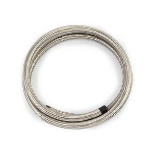 Mishimoto -4AN Braided Line, Stainless Steel - 10ft - MMSBH-04120-CS