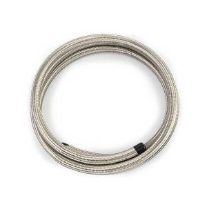 Mishimoto Mishimoto 6ft -6AN Braided Line, PTFE, Stainless Steel - MMSBH-P0672-PS