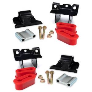 PPE Diesel - PPE Diesel 2001-2010 GM 6.6L Duramax Engine Mount Kit 70 Hardness Red - 168030170 - Image 2