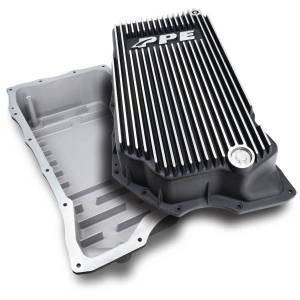 PPE Diesel - PPE Diesel 2020-2023 GM 6.6L Duramax w/ 10L1000 Transmission - Heavy-Duty Cast Deep Transmission Pan Brushed - 128051410 - Image 1