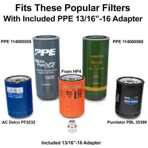 PPE Diesel - PPE Diesel Oil Filter Mount Aluminum Billet - 114002100 - Image 6