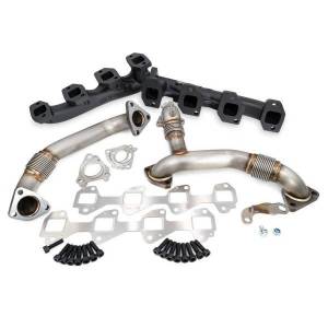 PPE Diesel - PPE Diesel Manifolds and Up-Pipes GM 2011-2016 Y Pipe LML - Black - 116112020 - Image 1