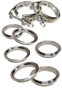 PPE Diesel 3 Inch V Band Clamp Stainless Steel 8 Piece Set 2C 3M 3F - 517330008