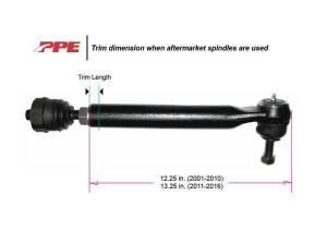 PPE Diesel - PPE Diesel HD Tie Rod Kit Stage 3 GM 01-10 - 158031500 - Image 11