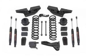 ReadyLift Big Lift Kit w/Shocks 6 in. Front Lift 3.5 in. Rear Coil Spacers Incl. Shocks SST3000 Black - 49-1630-K