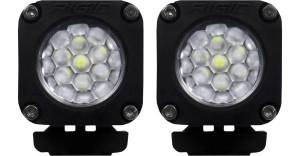 Rigid Industries - Rigid Industries RIGID Ignite Back-Up Kit Diffused Lens Surface Mount Black Housing Pair - 20541 - Image 1