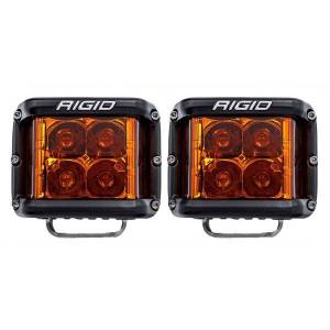 Rigid Industries D-SS Spot with Amber PRO Lens Pair - 262214