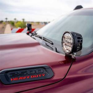 Rigid Industries - Rigid Industries 2019+Dodge RAM 2500/3500 A-Pillar LED Light Mounts - 46719 - Image 1