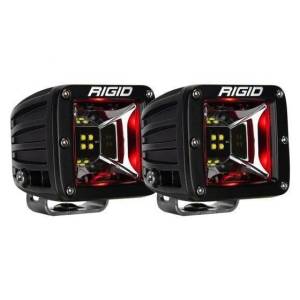 Rigid Industries RADIANCE SCENE RED BACKLIGHT SURFACE MOUNT PAIR - 68202