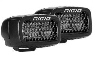 Rigid Industries - Rigid Industries SR-M SERIES PRO SPOT DIFFUSED MIDNIGHT SURFACE MOUNT PAIR - 902513BLK - Image 1