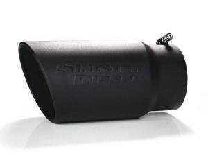 Sinister Diesel - Sinister Diesel Universal Black Ceramic Coated Stainless Steel Exhaust Tip (5in to 6in) - SD-5-6-BLK - Image 2