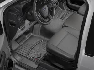 Weathertech FloorLiner™ DigitalFit® Black Rear Fits Vehicles w/Vinyl Floors Front Row Bench Seating - 4414366V