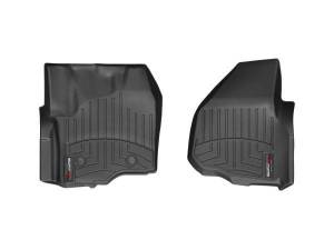 Weathertech FloorLiner™ DigitalFit® Black Front Fits Vehicles w/Footrest In Left Corner Does Not Fit Vehicles w/Manual 4x4 Shifter - 444331