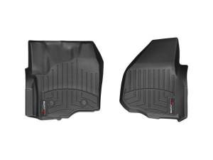 Weathertech - Weathertech FloorLiner™ DigitalFit® Black Front Fits Vehicles w/Footrest In Left Corner Does Not Fit Vehicles w/Manual 4x4 Shifter - 444331 - Image 1