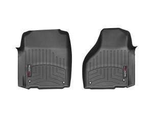 Weathertech FloorLiner™ DigitalFit® Black Front Fits Vehicles w/Retention Hook On The Drivers/Passenger Side - 444651
