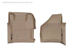 Weathertech FloorLiner™ DigitalFit® Tan Front w/4-Wheel Drive Floor Shifter - 451261