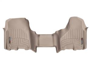 Weathertech FloorLiner™ DigitalFit® Tan Front Over The Hump Fits Vehicles w/Retention Hook On The Drivers/Passenger Side w/Armrest Console - 454771