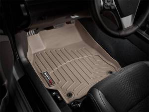 Weathertech - Weathertech FloorLiner™ DigitalFit® Tan Front Over-The-Hump Fits Vehicles w/Raised Forward Left Corner Does Not Fit Vehicles w/Floor-Mounted Shifters - 455811 - Image 2
