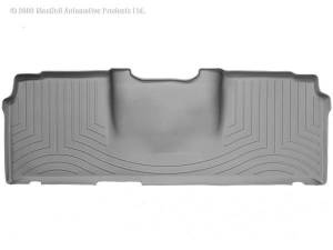 Weathertech - Weathertech FloorLiner™ DigitalFit® Gray Rear Fits Vehicles w/Armrest Console - 460123 - Image 1