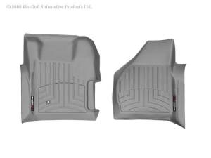 Weathertech FloorLiner™ DigitalFit® Gray Front w/4-Wheel Drive Floor Shifter - 461261