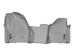 Weathertech FloorLiner™ DigitalFit® Gray Front Over-The-Hump Fits Vehicles w/Raised Forward Left Corner Does Not Fit Vehicles w/Floor-Mounted Shifters - 465811