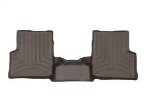 Weathertech FloorLiner™ DigitalFit® Rear Fits Vehicles w/Retention Hook On The Driver And Passenger Side w/Armrest Console Cocoa - 470123
