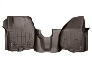Weathertech - Weathertech FloorLiner™ DigitalFit® Cocoa Front Over-The-Hump Fits Raised Left Corner Does Not Fit Vehicles w/Floor Mounted Manual 4x4 Shifter and Flow Through Console - 474341 - Image 2