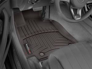 Weathertech FloorLiner™ DigitalFit® Cocoa Front w/LHS Footrest And 4x4 Floor Shifter - 475841