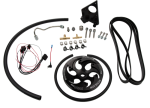 Wehrli Custom Fabrication - Wehrli Custom Fabrication 2001-2004 LB7 Duramax Twin CP3 Kit Black Anodized Pulley - WCF100231 - Image 1