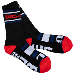 Wehrli Custom Fabrication - Wehrli Custom Fabrication WCFab X FUEL Black Crew Socks - WCF100051 - Image 2