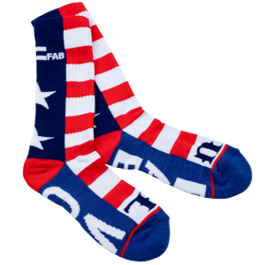 Wehrli Custom Fabrication - Wehrli Custom Fabrication WCFab X FUEL Murica Crew Socks - WCF100050 - Image 2