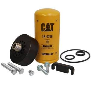 XDP CAT Adapter with 1R-0750 Filter Bleeder Screw & Spacer 01-16 GM 6.6L Duramax - XD171