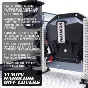 Yukon Gear & Axle - Yukon Hardcore Nodular Iron Cover for Rear GM 8.6in w/8mm Cover Bolts - YHCC-GM8.5-M - Image 14