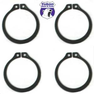 Yukon Gear (4) Full Circle Snap Rings / Fits Dana 60 733X U-Joint w/ Aftermarket Axle - YP SJ-733X-502