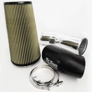 No Limit Fabrication 6.7 Cold Air Intake Polished PG7 Filter 2017-Present - 67CAIPP17