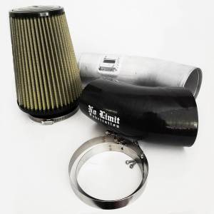 No Limit Fabrication 6.7 Cold Air Intake 11-16 Ford Super Duty Power Stroke Raw PG7 Filter Stage 1 - 67CAIRP1