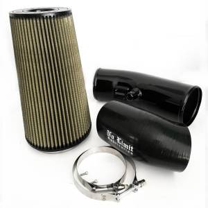 No Limit Fabrication 6.7 Cold Air Intake 11-16 Ford Super Duty Power Stroke Black PG7 Filter Stage 2 - 67CAIBP