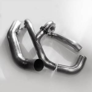 No Limit Fabrication 6.7 Powerstroke Intercooler Piping Kit Black - 67TPKB1516