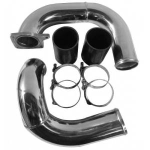 No Limit Fabrication 6.0 Intercooler Pipe Kit 03-07 Ford Super Duty Power Stroke Coldside Polished Aluminum - 60PCSK